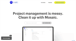 Desktop Screenshot of mosaicapp.com